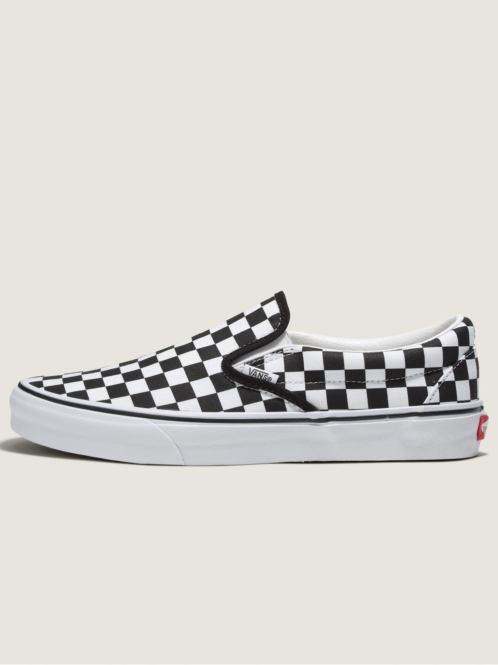 Vans Kids Checkerboard Slip-On Sneakers - Black & White Various Sizes